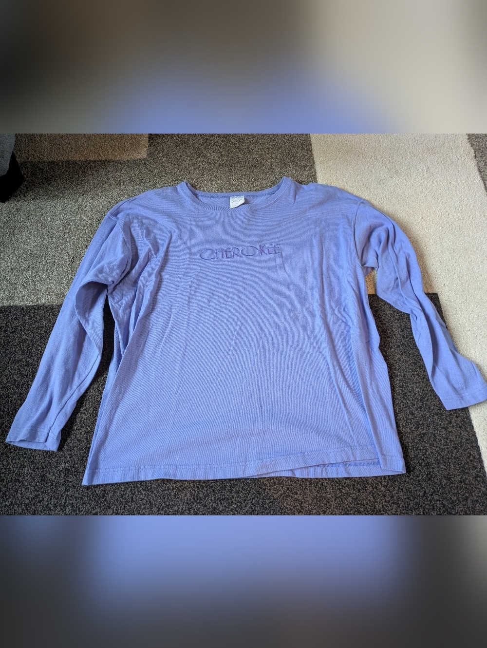 Blue/Purple Cherokee Long Sleeve Top